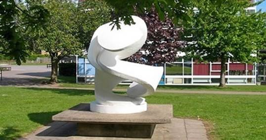 Hepworth statue.